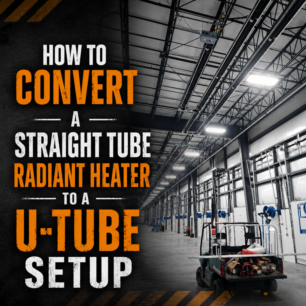 How to Convert a Straight Tube Radiant Heater to a U-Tube Setup