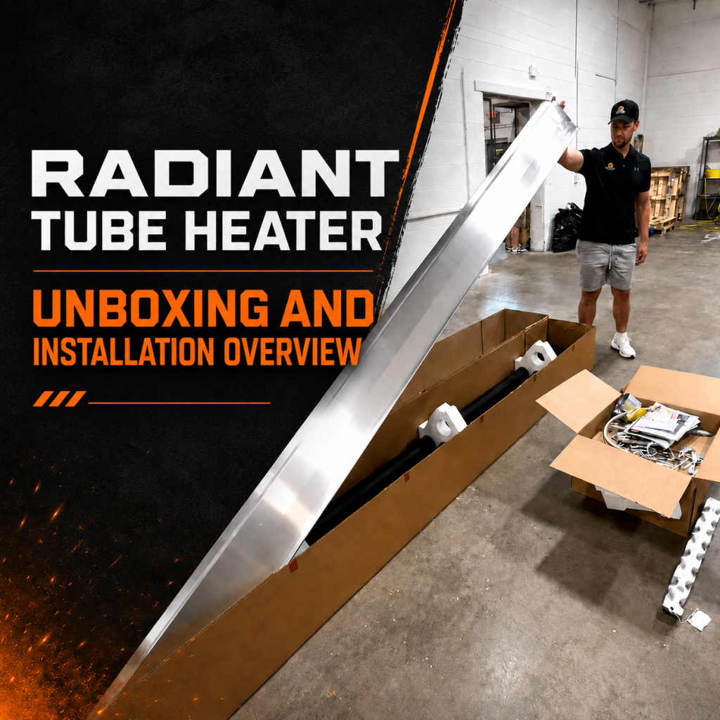 Radiant Tube Heater Unboxing and Installation Overview
