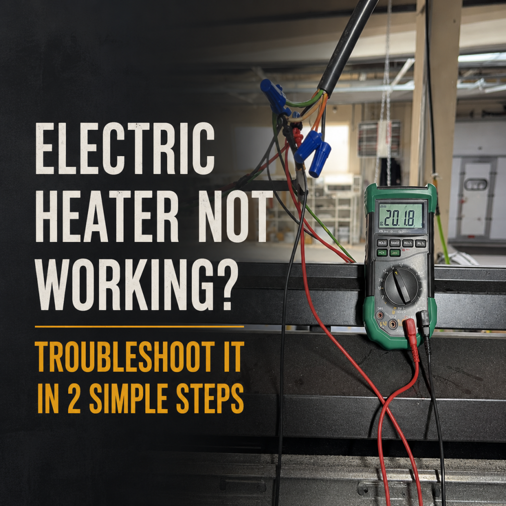 Electric Heater Not Working? Troubleshoot It in 2 Simple Steps